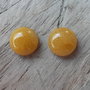 Cabochon aventurin galben 12 mm (2 buc)