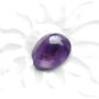 Cabochon ametist - ovaloid