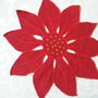 Broderie poinsettia pt aplicatii