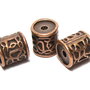 Margele din metal, cupru, 9x8.5 mm