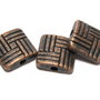 Margele din metal, cupru, 8x8 mm