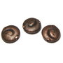 Margele din metal, cupru, 18.5x7 mm