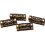 Margele din metal, cupru, 13x5 mm
