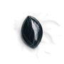 Cabochon agat negru - marquise
