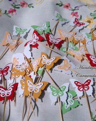 Fluturi decorativi- cake toppers