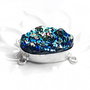 Link  Agat Titanium druzy - in rama argintata