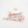 S- Panglica ripsata grosgrain, 25 mm latime, motive de iarna