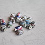 Lot margele ceramica Peru ( lot 07)
