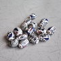 Lot margele ceramica Peru ( lot 04)