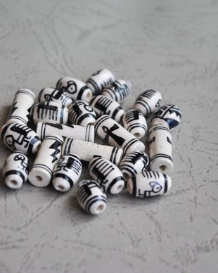 Lot margele ceramica Peru ( lot 10)