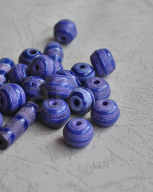 Lot margele ceramica Peru ( lot 01)