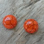 Cabochon howlit de sinteza, 12 mm (2 buc)