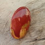 Cabochon jasper natural, 38x22 mm
