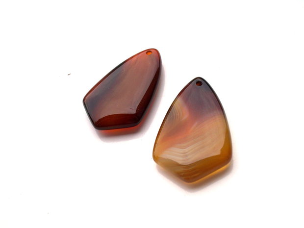 Agate onix- 2 piese