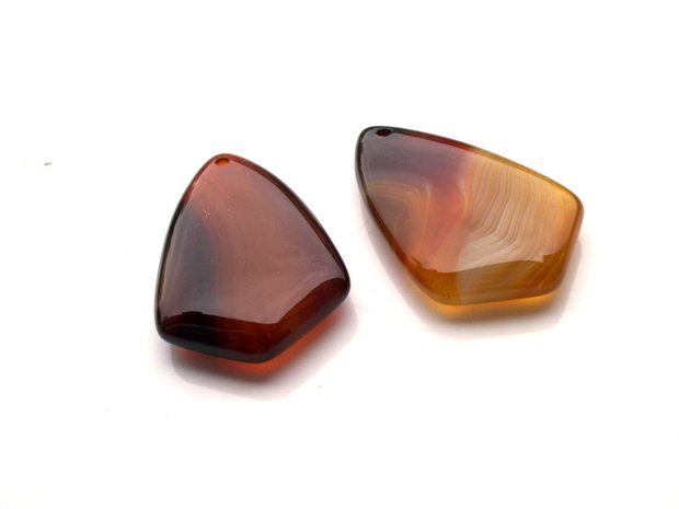 Agate onix- 2 piese