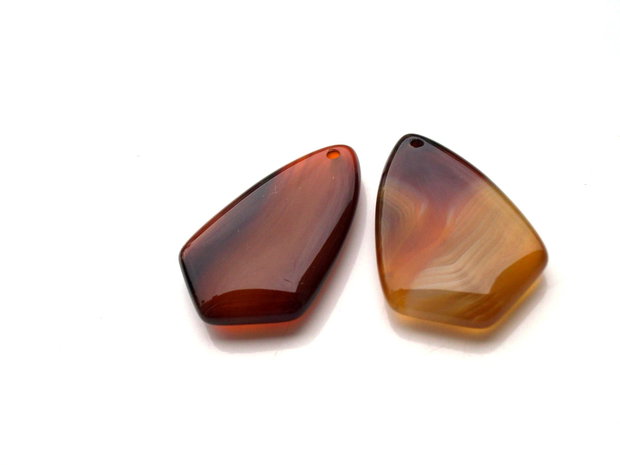 Agate onix- 2 piese