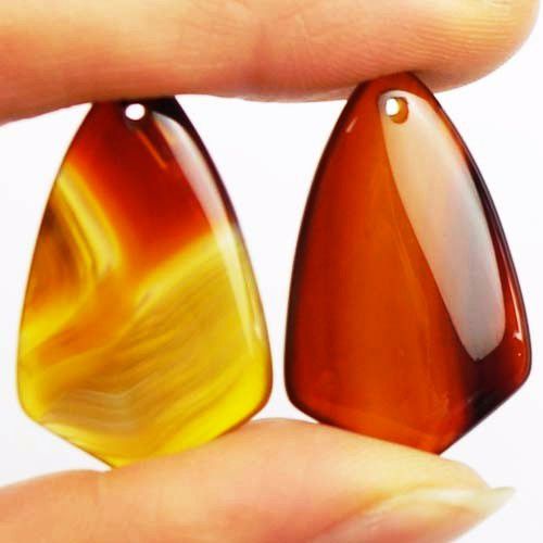 Agate onix- 2 piese