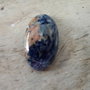 Cabochon sodalit natural, 38x24 mm