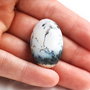 Cabochon  opal dendritic