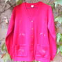 Cardigan cu broderie-NOU
