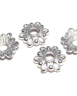 Capacel metalic, argintiu, 8x2.2 mm