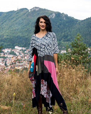 rochie maxi peticel