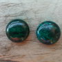 Cabochon crisocola 18mm (2 buc)
