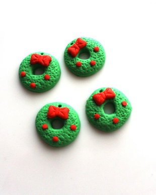 15 x Coronite fimo, pandative fimo