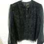 Bluza neagra de voal Delfi