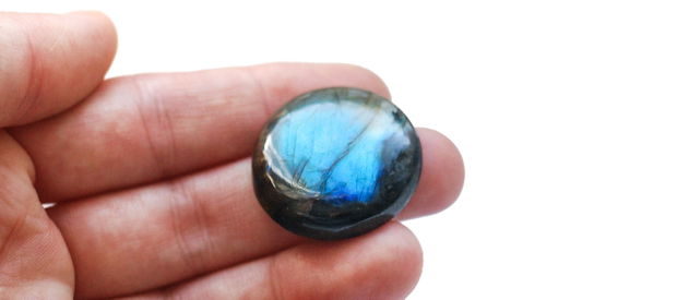 Cabochon Labradorit   27 mm