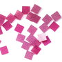 Cabochon mozaic glitter magenta 10 mm