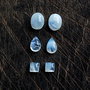 Set 3 perechi  - moonstone - forme diverse - PM091