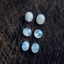 Set 3 perechi  - moonstone - forme diverse - G04003