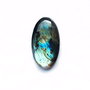 Cabochon Labradorit  spectrolit  - oval