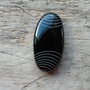 Pandantiv onix, 40x20 mm