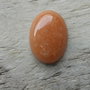 Cabochon aventurin portocaliu, 25x18mm