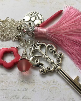 Colier "Happy Pink"
