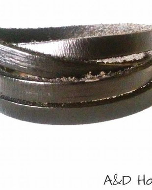 Bratara de piele - Bratara tripla