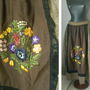 FUSTA LANA BRODERIE MANUALA