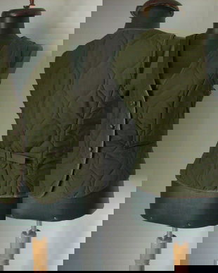 ZARA VESTA MATLASATA BUMBAC SI PIELE NATURALA