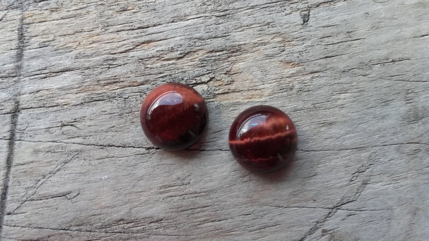 Cabochon "ochi de taur" 12 mm (2 buc)