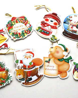 8 mini felicitari  / tag-uri