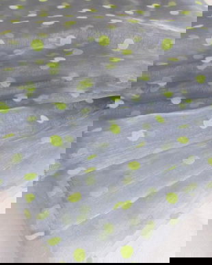 esarfa organtza cu buline