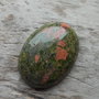 Cabochon unakite 40X30 mm