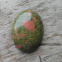 Cabochon unakite 40x30 mm