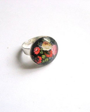 Inel  cu motiv floral 29749