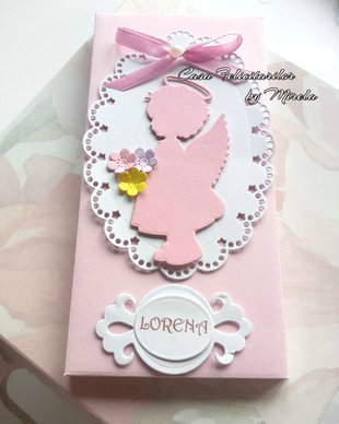 Marturie botez-ciocolata decorata  Ingeras