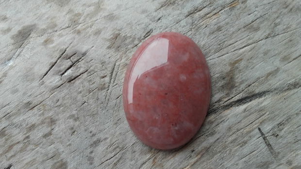 Cabochon cuart strawberry 40x30 mm