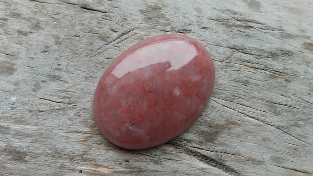 Cabochon cuart strawberry 40x30 mm