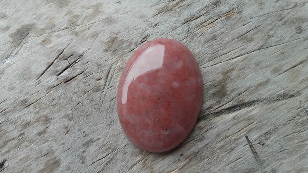 Cabochon cuart strawberry 40x30 mm